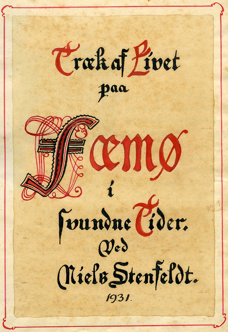 Forsiden af Femø bogen af Niels Stenfeldt
